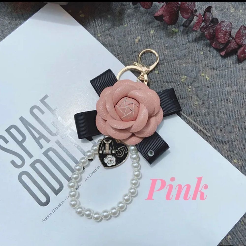 Handbag Charm Accesories PALE PINK